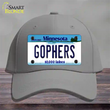 Gophers Minnesota State Novelty License Plate Hat Cotton / Gray