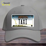 Taxi Montana State Novelty License Plate Hat Cotton / Gray