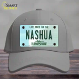 Nashua New Hampshire State Novelty License Plate Hat Cotton / Gray