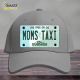 Moms Taxi New Hampshire State Novelty License Plate Hat Cotton / Gray