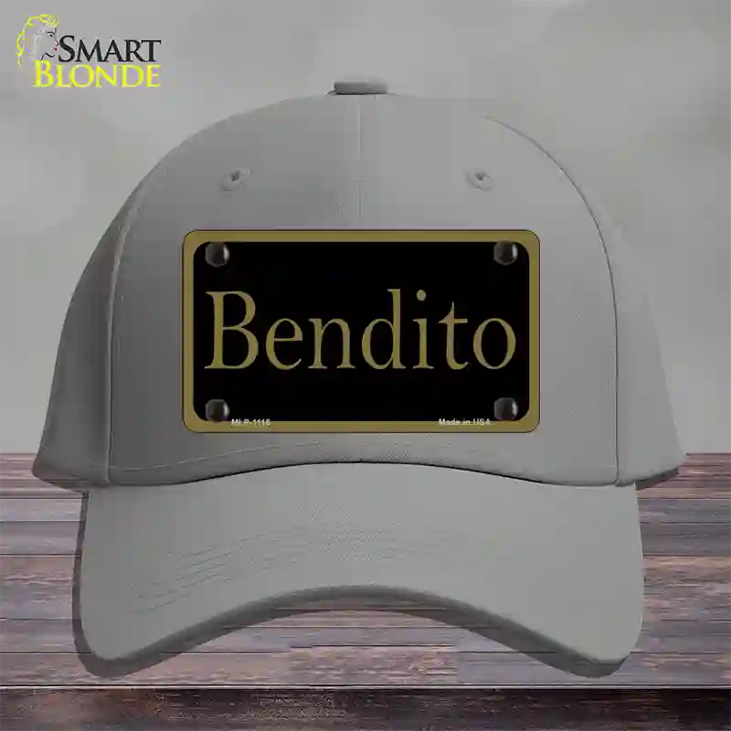 Bendito Novelty License Plate Hat Cotton / Gray