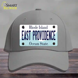 East Providence Rhode Island State Novelty License Plate Hat Cotton / Gray