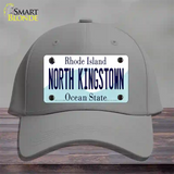 North Kingstown Rhode Island State Novelty License Plate Hat Cotton / Gray