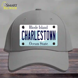 Charlestown Rhode Island State Novelty License Plate Hat Cotton / Gray