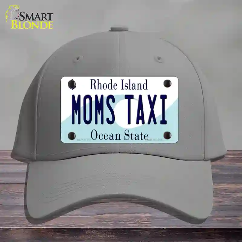 Moms Taxi Rhode Island State Novelty License Plate Hat Cotton / Gray