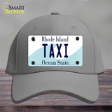 Taxi Rhode Island State Novelty License Plate Hat Cotton / Gray