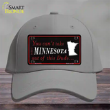 Minnesota Dude Novelty License Plate Hat Cotton / Gray