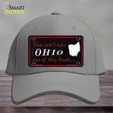 Ohio Dude Novelty License Plate Hat Cotton / Gray