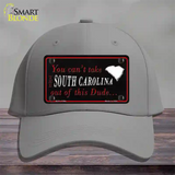 South Carolina Dude Novelty License Plate Hat Cotton / Gray