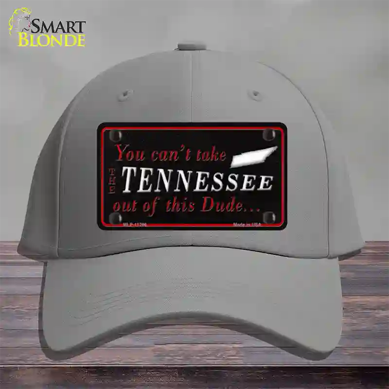 Tennessee Dude Novelty License Plate Hat Cotton / Gray