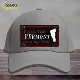 Vermont Dude Novelty License Plate Hat Cotton / Gray