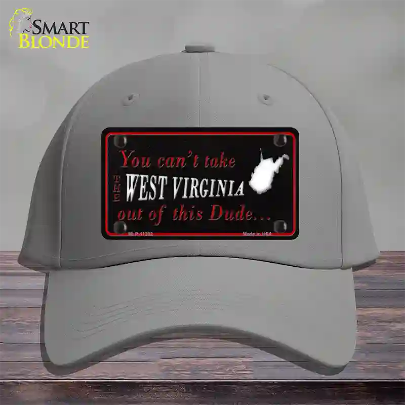 West Virginia Dude Novelty License Plate Hat Cotton / Gray