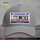 Little River South Carolina Novelty License Plate Hat Cotton / Gray