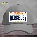 Berkeley California Novelty License Plate Hat Cotton / Gray