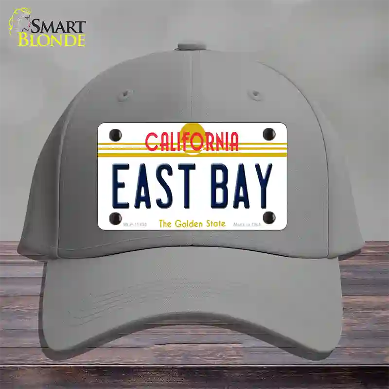 East Bay California Novelty License Plate Hat Cotton / Gray