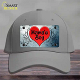 Mamas Boy Novelty License Plate Hat Cotton / Gray