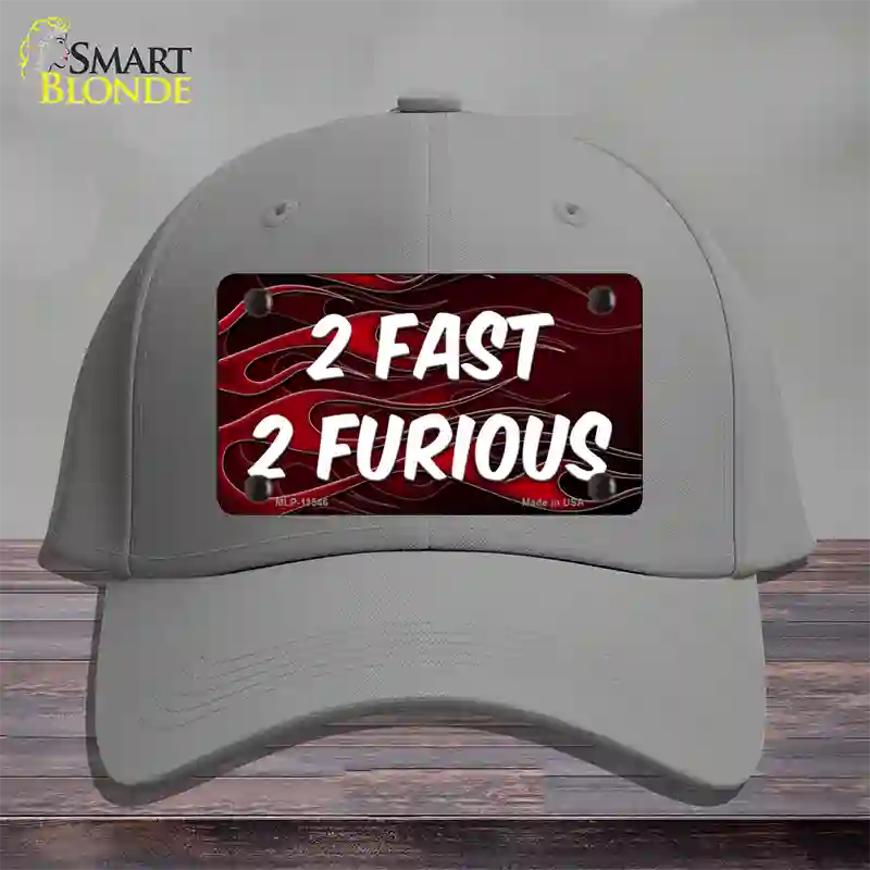 2 Fast 2 Furious Novelty License Plate Hat Cotton / Gray