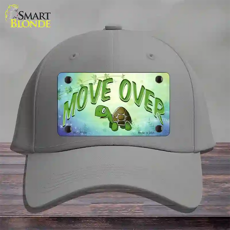 Move Over Novelty License Plate Hat Cotton / Gray