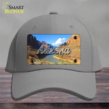 Arizona Canyon State Novelty License Plate Hat Cotton / Gray