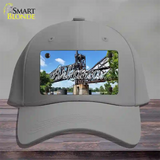 Arkansas Rusty Bridge State Novelty License Plate Hat Cotton / Gray