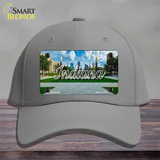 Indiana Sunny Park State Novelty License Plate Hat Cotton / Gray