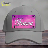 Drama Novelty License Plate Hat Cotton / Gray