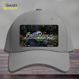 Louisiana Alligator Swamp State Novelty License Plate Hat Cotton / Gray