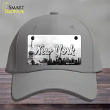 New York Statue of Liberty State Novelty License Plate Hat Cotton / Gray