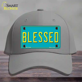 Blessed Novelty License Plate Hat Cotton / Gray