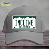 Incline Colorado Novelty License Plate Hat Cotton / Gray