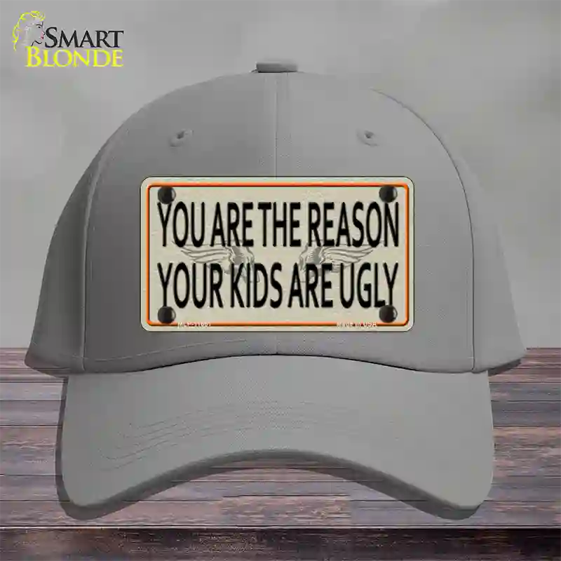 You Are The Reason Novelty License Plate Hat Cotton / Gray