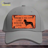 Wiener Love Novelty License Plate Hat Cotton / Gray