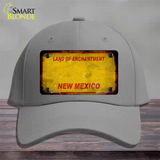 New Mexico Rusty Blank Novelty License Plate Hat Cotton / Gray