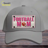 Football Mom Novelty License Plate Hat Cotton / Gray