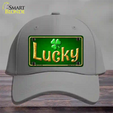 Lucky Irish Novelty License Plate Hat Cotton / Gray