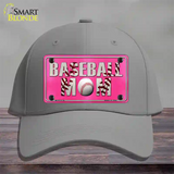 Baseball Mom Novelty License Plate Hat Cotton / Gray