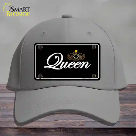 Queen Novelty License Plate Hat Cotton / Gray