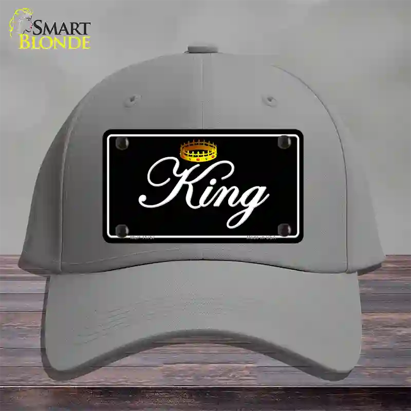 King Novelty License Plate Hat Cotton / Gray