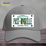 Pass A Grille Florida Novelty License Plate Hat Cotton / Gray