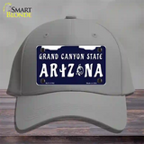 Arizona Grand Canyon State Novelty License Plate Hat Cotton / Gray