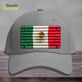 Mexico Flag Novelty License Plate Hat Cotton / Gray