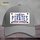 Pirates North Carolina Novelty License Plate Hat Cotton / Gray