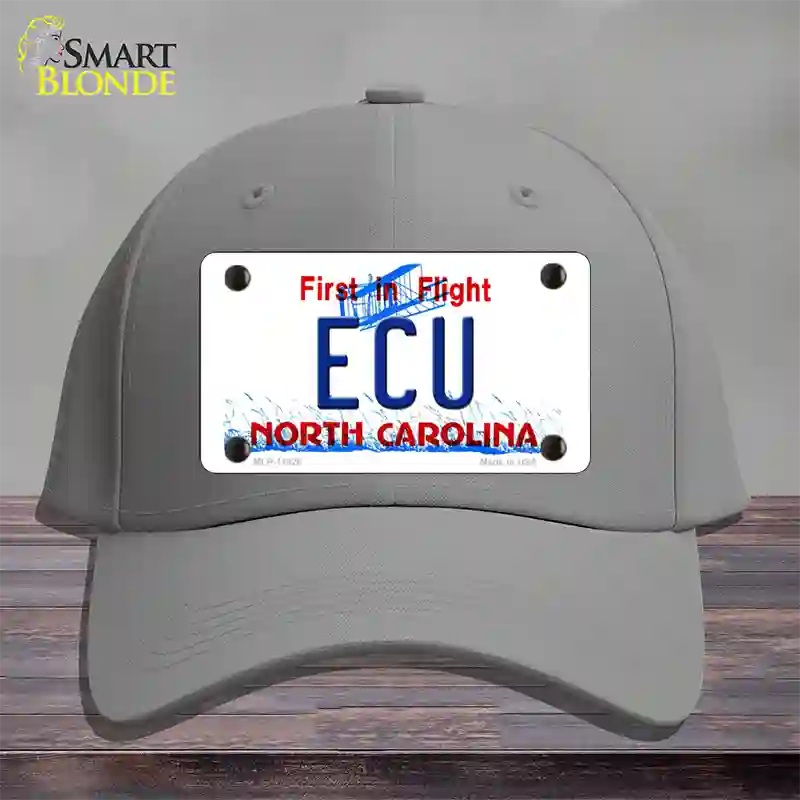 ECU North Carolina Novelty License Plate Hat Cotton / Gray