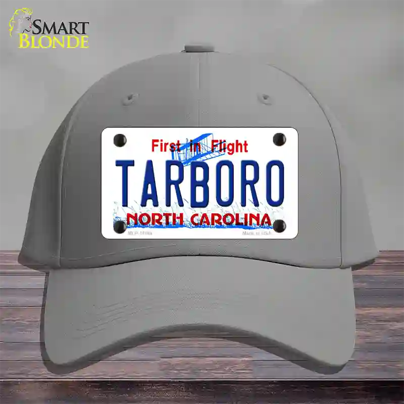 Tarboro North Carolina Novelty License Plate Hat Cotton / Gray