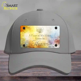 Lives In Heaven Novelty License Plate Hat Cotton / Gray