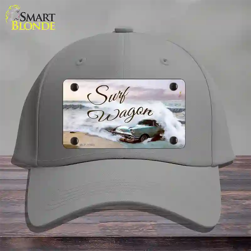 Surf Wagon Novelty License Plate Hat Cotton / Gray