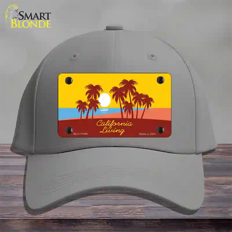 California Living Novelty License Plate Hat Cotton / Gray