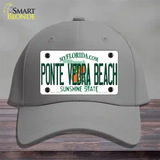 Florida Ponte Vedra Beach Novelty License Plate Hat Cotton / Gray