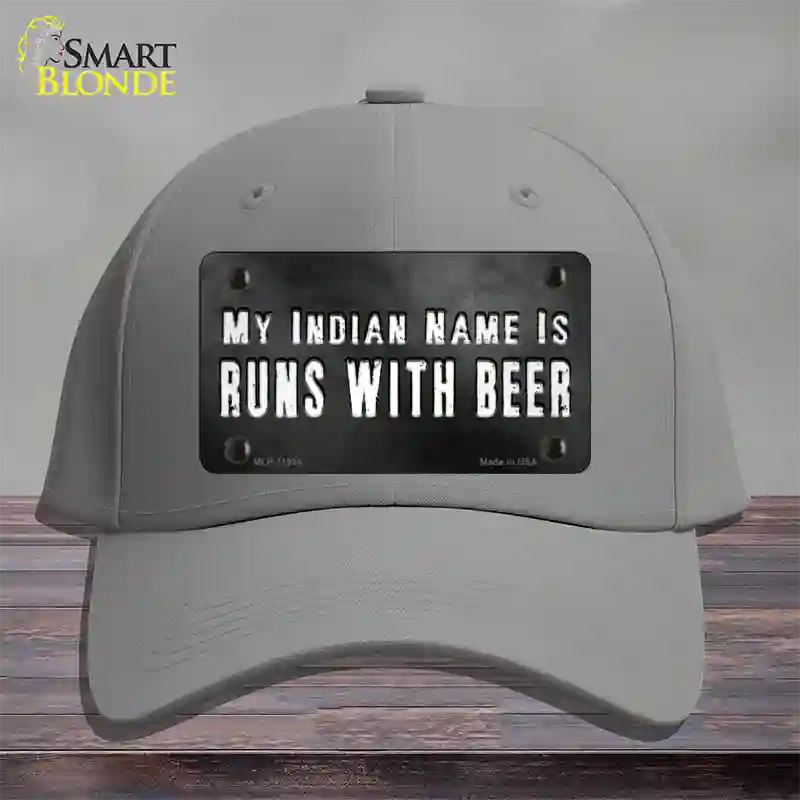 My Indian Name Novelty License Plate Hat Cotton / Gray