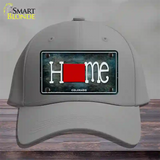 Colorado Home State Outline Novelty License Plate Hat Cotton / Gray